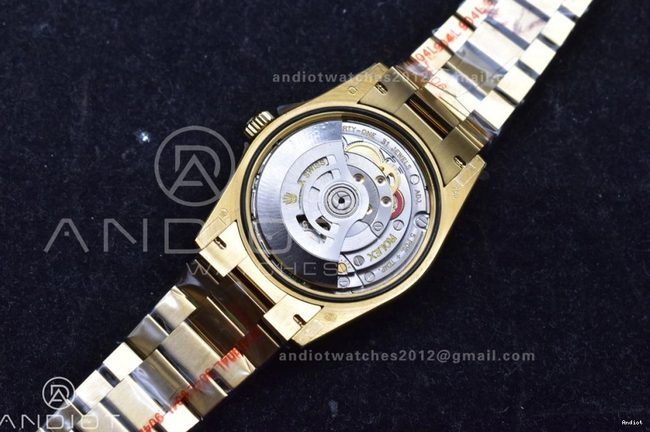 with Best Edition Bracelet YG President Gold Dial V5 Weight) Diamond (Gain 904L vr3255 DayDate QF Steel on 36 Square 0118